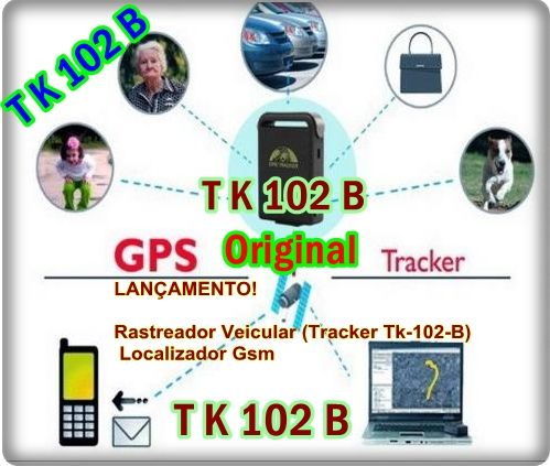 Rastreador Veicular (Tracker Tk-102-B) Localizador Gsm - Shop Virtual ...